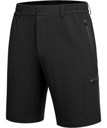 COOFANDY Men's Quick Dry Hiking Cargo Shorts - Black, Medium - Buy Online on GoSupps.com