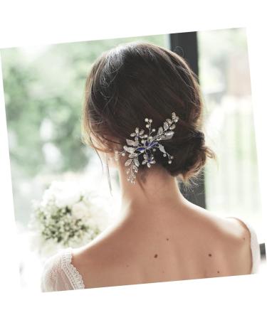 DOITOOL Wedding Hair Accessories for Brides Rhinestone Headpiece Bridal Barrette Womens Barrettes for Hair Crystal Headpiece Bride Headpieces for Wedding Floral Hair The Flowers Miss Comb - Buy Online on GoSupps.com