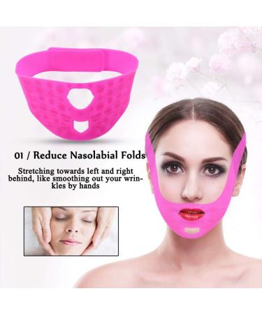 Face Slimming Mask Silicone V-line Breathable Facial Lift Up Belt Double Chin Reducer Bandage Anti Wrinkle Mask Ultra-thin Strap Band V Face Shpae Belt Strap - Buy Online on GoSupps.com
