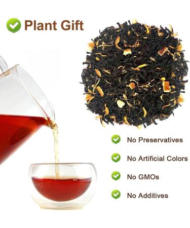 Plant Gift Lady Gray Black Tea Ceylon Black Tea Peel Orange Chrysanthemum Fruit Hot and Iced Tea Natural Flavored Loose Leaf 50g/1.76oz - Buy Online on GoSupps.com