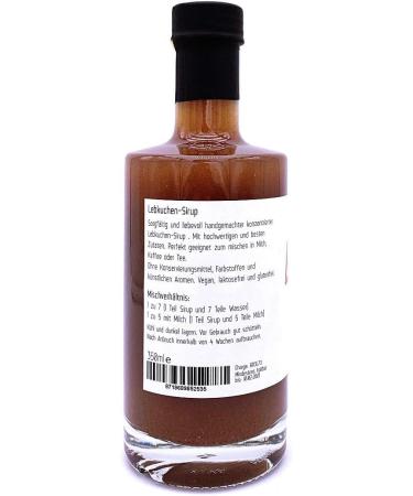 Gingerbread Syrup 350 ml Gen ssle Spice Syrup from Langenargen on Lake Constance Naturally without Additives Size: 350 ml - Buy Online on GoSupps.com