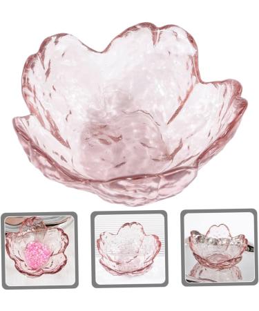 Healeved penholder tool dish for acrylic nails Nail Pen Acrylic Palette nail stand glass nail dish cups Accessories crystal glass glass Cherry blossoms manicure - Buy Online on GoSupps.com