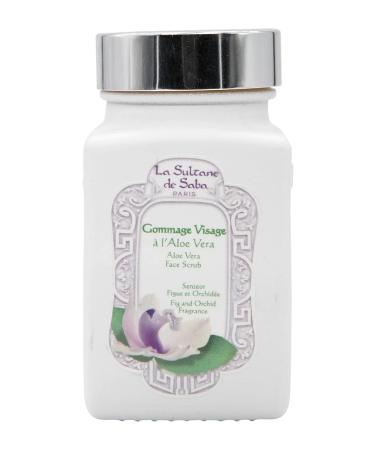 La Sultane de Saba - Organic Aloe Vera Face Scrub - Orchid & Fig Scent 100ml