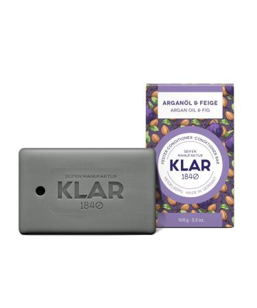 Klar Soaps Solid Conditioner with Argan Oil & Fig | 100g for Dry Hair | Nourish & Hydrate International Shipping - Buy Online on GoSupps.com