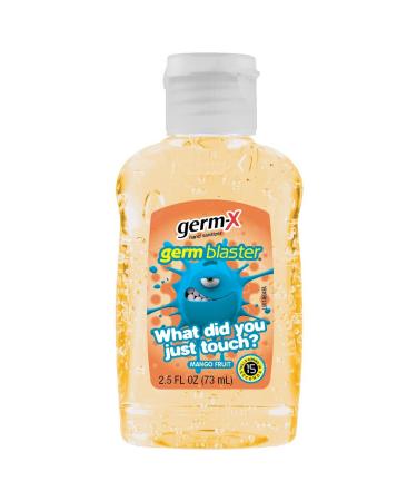 Germ-X Germ Blaster Hand Sanitizer Mango Fruit Travel Size 2.5 Fluid Ounce Mango Fruit 2.5 Fl Oz (Pack of 1)