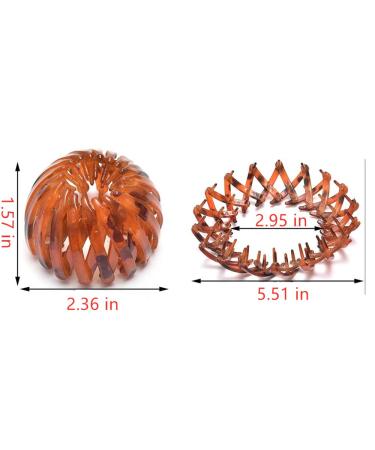 6Pcs Expandable Hair Claw Clips Set for Women - Hair Bun Maker Styling Tool with Ponytail Holder, Barrette Accessories - Buy Online on GoSupps.com