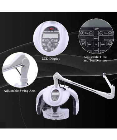 Salon Heater Hair Dryer Wall-Mount Smart Adjustable Hair Processor with Timer&LCD Display Internal Circulation Hair Steamer for Hair Salon - Buy Online on GoSupps.com