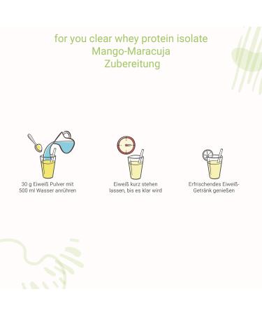 Clear Whey Protein Isolate Mango-Maracuja 600g | 94% Protein Low Lactose & Gluten-Free | Build Muscle & Support Bones - Buy Online on GoSupps.com