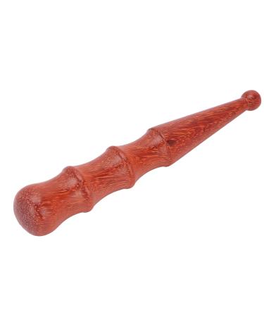 Wood massage stick wood foot hand massage stick pain relief at home travel foot reflex zones therapy massage device wave -shaped structure for several parts such as neck waist back arms (01)
