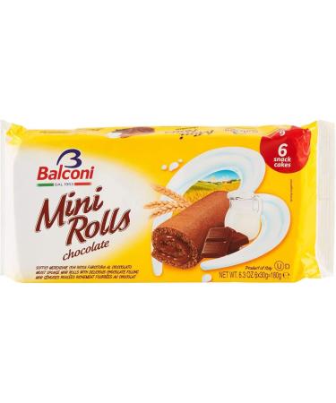  Balconi Balconi Cioccolato Mini Cake with Chocolate Cream (6 x 30 g) 180 g - Buy Online on GoSupps.com