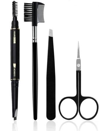 DMZK Eyebrow Tool Kit Trimming Grooming Set Include Tweezers Eyebrow Brush Eyebrow Pencil - Buy Online on GoSupps.com