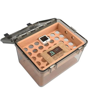 Cigar Box Humidors Cigar Box Portable Cigar Box Keeps Cigars Fresh Moisture-Proof and-Proof Suitable for 35-80 Cigars - Buy Online on GoSupps.com