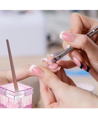 Monomer Cup Nail Crystals Cup 2 Inch Square Crystal Glass Nail Dish for Monomer with Lid High Transparency Nail Cup for Nail Art Acrylic Liquid type1 - Buy Online on GoSupps.com