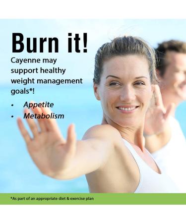 Solaray Cayenne Pepper 515mg | 40,000 Heat Units | Digestion, Circulation & Metabolism Support | Non-GMO | 100 VegCaps - Buy Online on GoSupps.com