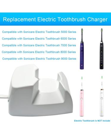 Replacement Charger for Philips Sonicare Electric Toothbrush HX5100 & E-Series Compatible with HX5300 HX5310 HX5350 HX5451 HX5500 HX5600 & More - Fast International Shipping - Buy Online on GoSupps.com