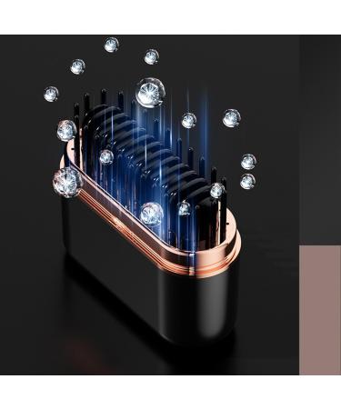 Hair Straightener Brush - Compact Ionic Styling Comb with 3 Temp Settings for Women | Portable Hair Straightener for Home & Travel - Buy Online on GoSupps.com