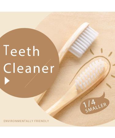 Laboos Best Nature Bamboo Toothbrush - Extra Soft Bristles, Biodegradable (4 PCS) - Buy Online on GoSupps.com