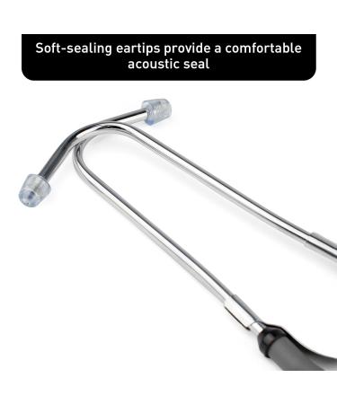 HONSUN Sprague Rappaport Dual Head Stethoscope for Adult & Kids - Professional Cardiology Stethoscope for Medical Professionals and Home Use (Gray) - Buy Online on GoSupps.com
