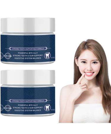 Fortbite Tooth Powder - Fortbite Toothpaste, Fortbite Tooth Whitening, Fortbite Toothpaste Bentonite Clay, Fortbite Remineralizing Tooth Powder for Healthy Teeth & Gums (2Pcs)