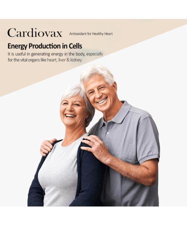 Cardiovax with Coenzyme Q10 Arjuna & Moringa Extract | 60 Tablets for Heart Health & Energy - Buy Internationally - Buy Online on GoSupps.com