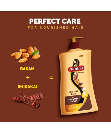 Meera Hairfall Care Shampoo 650ml - Effective Solution for Hair Fall | Buy Internationally - Buy Online on GoSupps.com