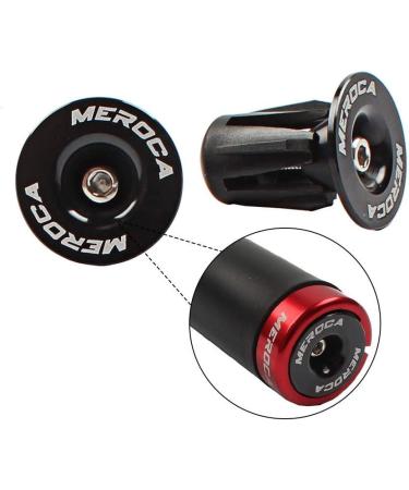 Aluminum Bike Handlebar End Plugs - Locking Bar Caps for Road & Mountain Bikes - Black - Buy Online on GoSupps.com