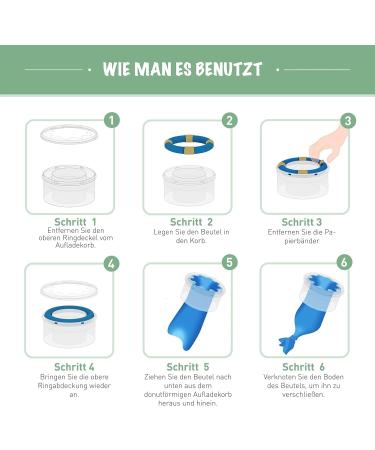 8-Pack Anti-Odor Refill Cassettes for Foppapedretti Maialino Angelcare Tommee Tippee Twist & Click Simplee Tec Litterlocker II Diaper Locker - International Shipping Available - Buy Online on GoSupps.com