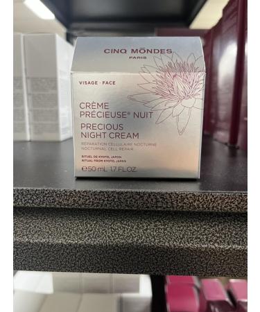 Cinq Mondes Precious Night Cream 1.7 Fl.Oz - Anti-Aging Hydration for Mature & Dry Skin - Smooth Wrinkles Boost Firmness & Even Skin Tone with Hyaluronic Acid - Shop Internationally - Buy Online on GoSupps.com