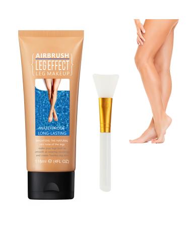 Waterproof Leg Makeup, for Legs, Spider Veins, Leg Makeup, Leg Makeup, Waterproof Leg Makeup, with Applicator Brush,