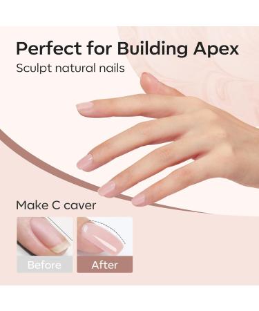 Modelones 12 Colors Builder Gel Set - Pink Brown White Hard Gel Nail Strengthener Extension Base Gel Bottle Builder Gel Kit - Buy Online on GoSupps.com