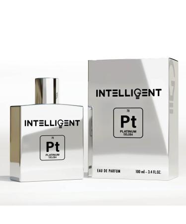 Intelligent Platinum | Sweet Seductive Striking | Eau de Parfum for Men | 3.4 Fl Oz (100 mL)