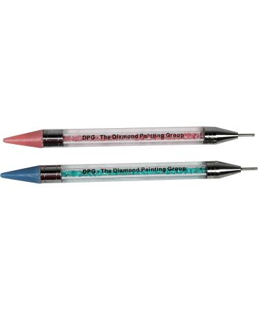 Diamond Painting Pens 2Pack - Self-Stick Drill Pen Set for 5D DIY Diamond Art - No Wax Needed - Specialty Design Tools - by DPG - Buy Online on GoSupps.com