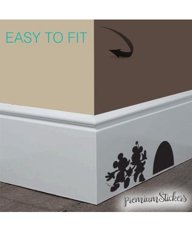 Mickey and Minnie Mouse Dancing - Wall Art Decor Accessories - Printed on white media - Skirting Board Decal Designs - Buy Online on GoSupps.com