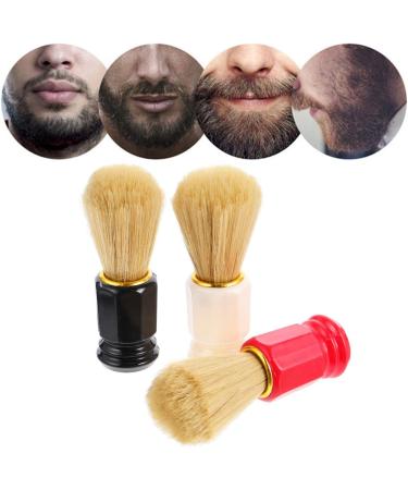 Frcolor 3-Piece Bart Razor Brush Set - Manual Hair Razor with Stand for Men | Black Red White - Ultimate Grooming Tool for Barbers and Home Use - Buy Online on GoSupps.com