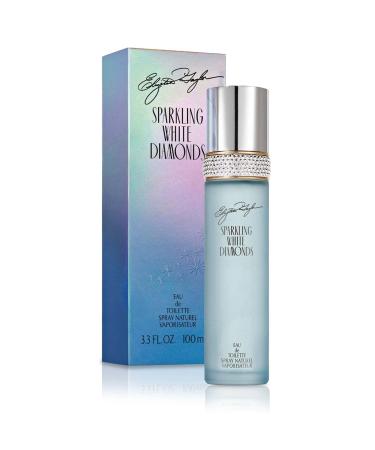 Elizabeth Taylor Women's Perfume Sparking White Diamonds Eau De Toilette EDT Spray 3.3 Fl Oz Fruity 3.3 Fl Oz (Pack of 1)