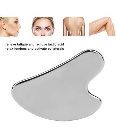 Premium Stainless Steel Gua Sha Tool for Face & Body - Anti-Aging Massage for Neck Back & Shoulders - Buy Online on GoSupps.com