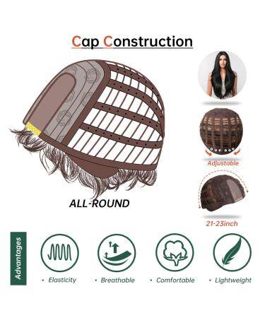 26 Inch Black Body Wave Wig for Black Women with Natural Hairline - Heat Resistant Synthetic Lace Front Wig - Glueless, Middle Part - Buy Online on GoSupps.com
