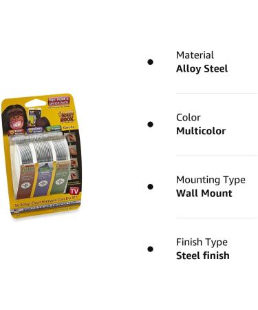 Monkey Hooks Picture Hangers Home and Office Pack  Gorilla Hook  Drywall Hooks for Hanging Pictures  Wall Hooks  Picture Hangers  Picture Hanging Kit  30 pc set - Buy Online on GoSupps.com