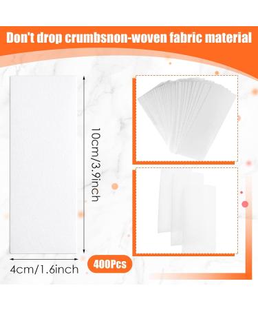 400Pcs Wax Strips Paper Eyebrow Wax Strip Paper Leg Wax Strips Paper Non Woven Wax Strips Facial and Body Hair Removal Waxing Strips Epilating Wax Strip Paper for Bikini Arms Legs Underarm Hair - Buy Online on GoSupps.com