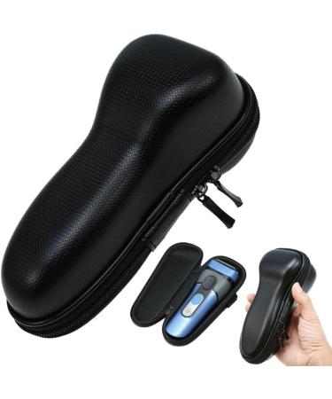 Shaver Organizer Case - Portable Electric Shaver Storage Bag for Travel | Black EVA Travel Carrying Case - Buy Online on GoSupps.com