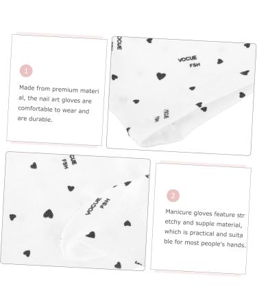 FOMIYES 4 Pairs Nail Gloves Protection Gloves for Manicures Uv Gloves for Gel Manicures Gel Nails Gloves Uv Lamp Glove for Gel Nails Nail Gel Polyester Light Fingerless Miss - Buy Online on GoSupps.com