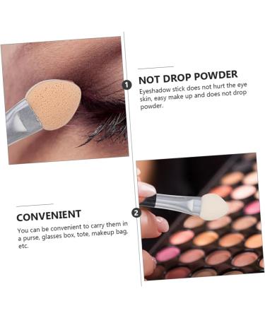 Beatifufu 40pcs Latex Eye Shadow Stick Eye Shadow Brush for Makeup Make up Kit Eyeshadow Brush Kit Plastic - Buy Online on GoSupps.com