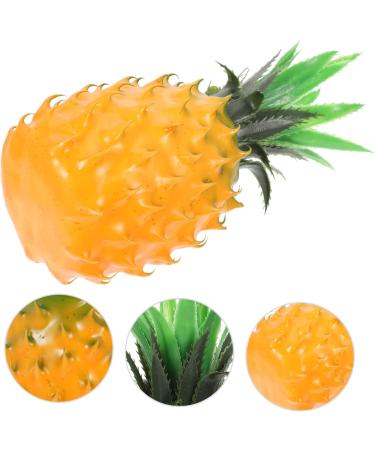 HOMSFOU Simulated Pineapple Ornaments Fake Fruit Model Succulent Decor Fake Fruit Decoration Pineapple Plant Light House Decorations for Home Fruit Shooting Prop Food Fake Apple Resin Orange 23X11X11CM - Buy Online on GoSupps.com