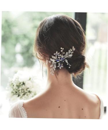 FRCOLOR Set of 3 Bridal Hair Jewellery Flower Hair Bridal Hair Clip Tiara Hair Pin Hair Accessories Made of Rhinestone Headpiece Made of Artificial Pearls European and American Accessories Comb - Buy Online on GoSupps.com
