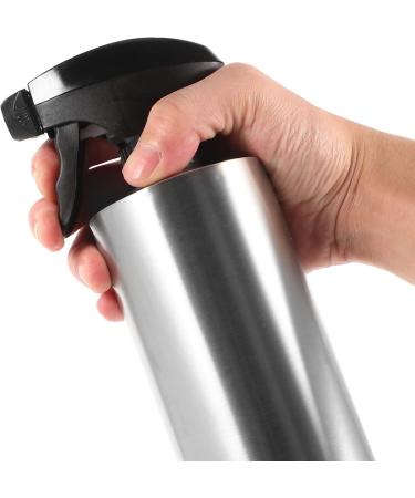 Stainless Steel Mist Spray Bottle - Refillable Continuous Sprayer for Plants Hair Styling & Skin Care - 550ML - Buy Online on GoSupps.com