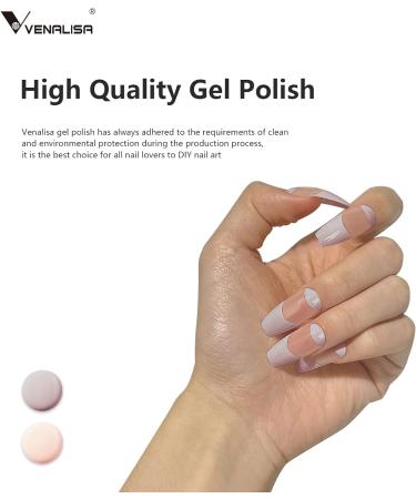 VENALISA Nude Brown Gel Nail Polish 15ml - Soak Off UV LED Lamp, DIY Manicure Kit, Neutral Color for Nail Art - Light Apricot - Buy Online on GoSupps.com