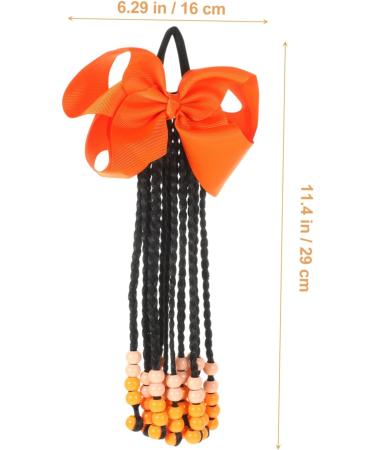 NAMOARLY Wigs Braided Ponytail Extension Women Braided Hair Extensions Womens Braid Extensions Braids Hair Extension Colorful Hair Extension Hair Accessories Chemical Fiber Bow Tie Miss 29X16CM As Shown 04 - Buy Online on GoSupps.com