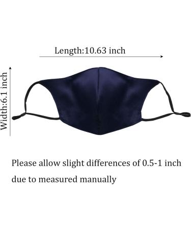100% Mulberry Silk Face Masks 4-Pack for Sensitive Women - Black, Dusty Rose, Pink - Buy Online on GoSupps.com