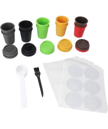  KIMISS Pack of 10 Disposable Bottom Sealed Aluminum Coffee Pods Filled with Complex and Rich Mixes Compatible with Coffee Macs - Buy Online on GoSupps.com