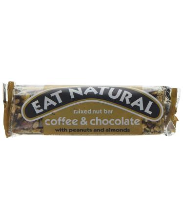 Eat Natural | Coffee & Chocolate with Peanuts & Almonds | 12 x 45g